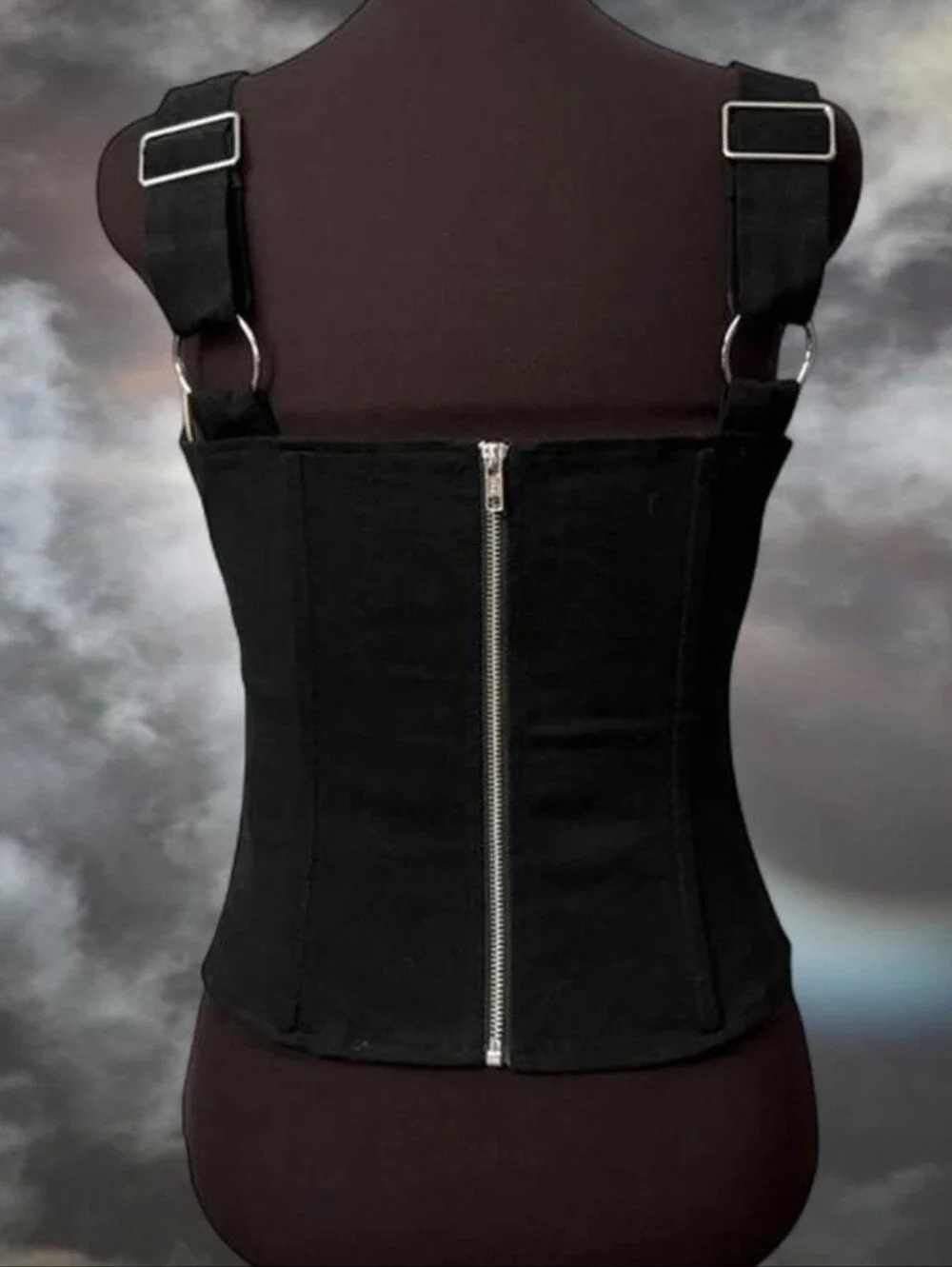Forest Ink Black Dolly Corset XL Like New - Picture 3 of 7